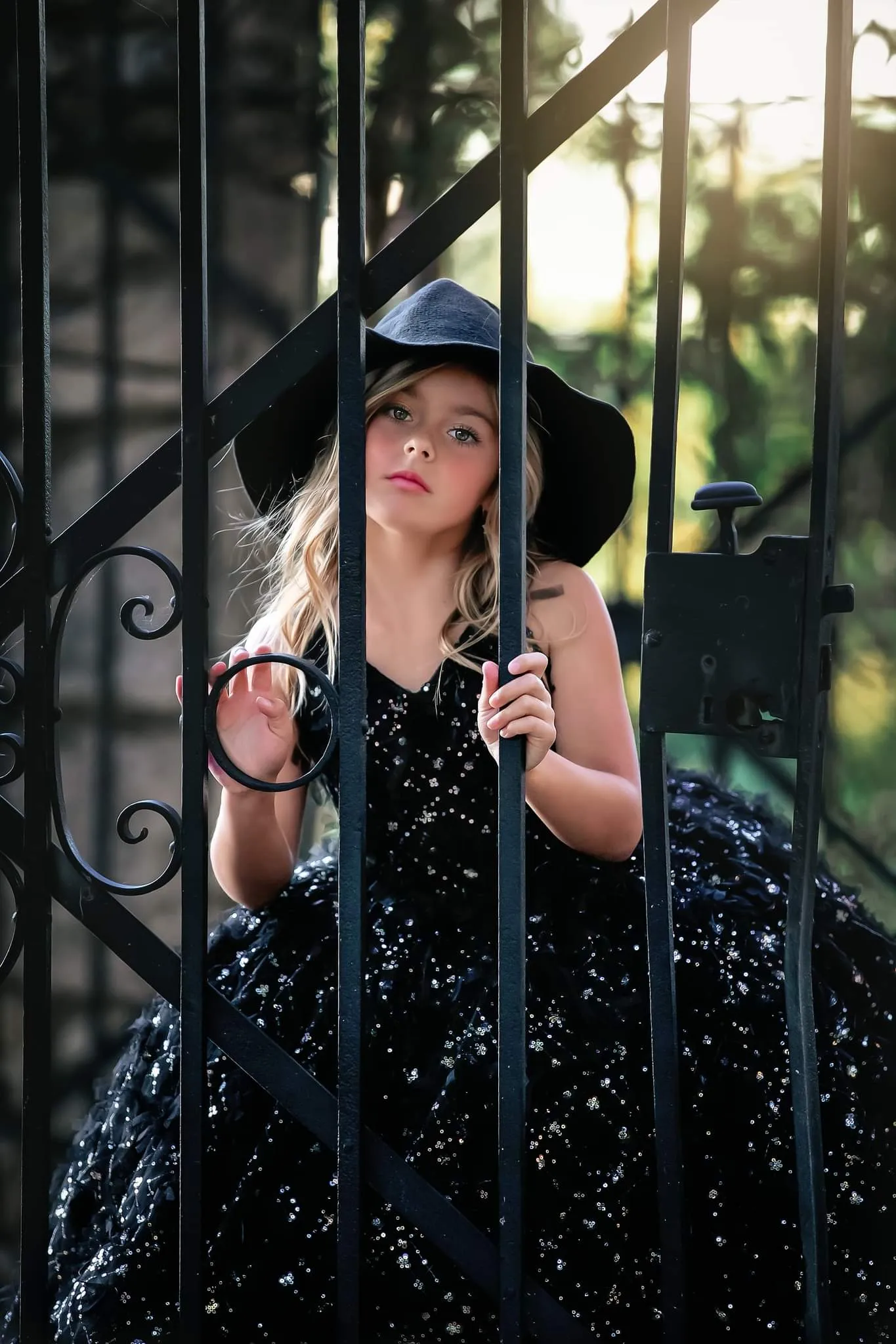 Euc "Magic" Midnight-  high low gown ( 7 Year - Petite 8 Year)