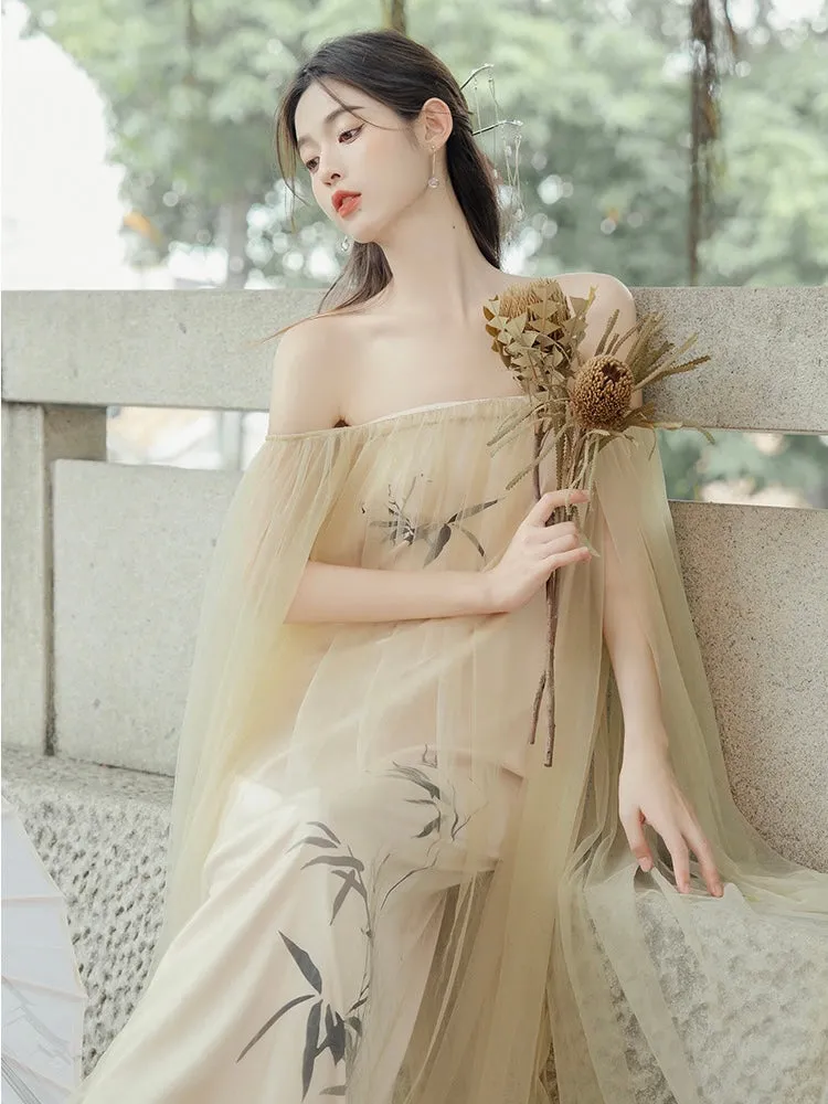Fairie Modern Hanfu Tang Style Dress