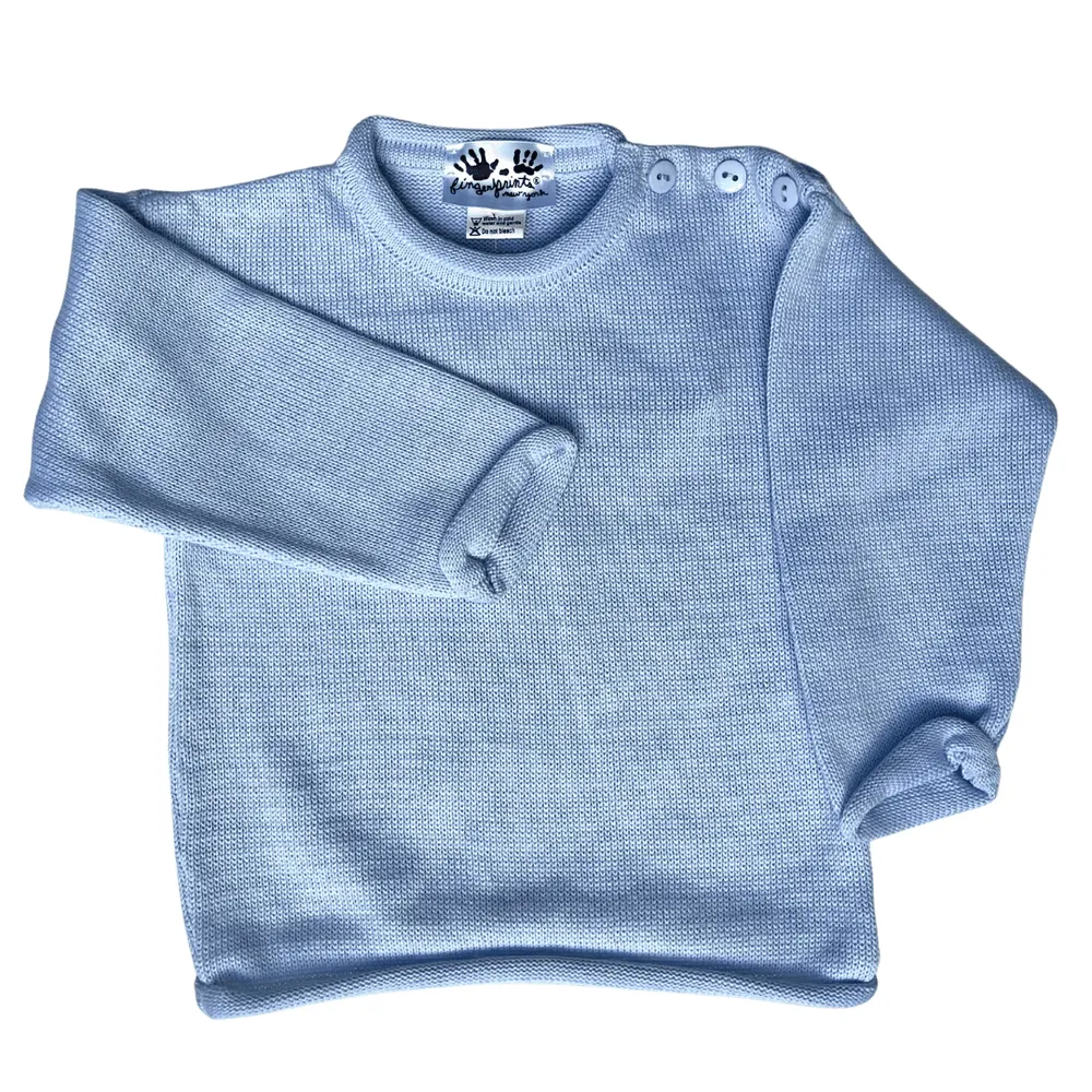 Fingerprints Roll Neck Pullover