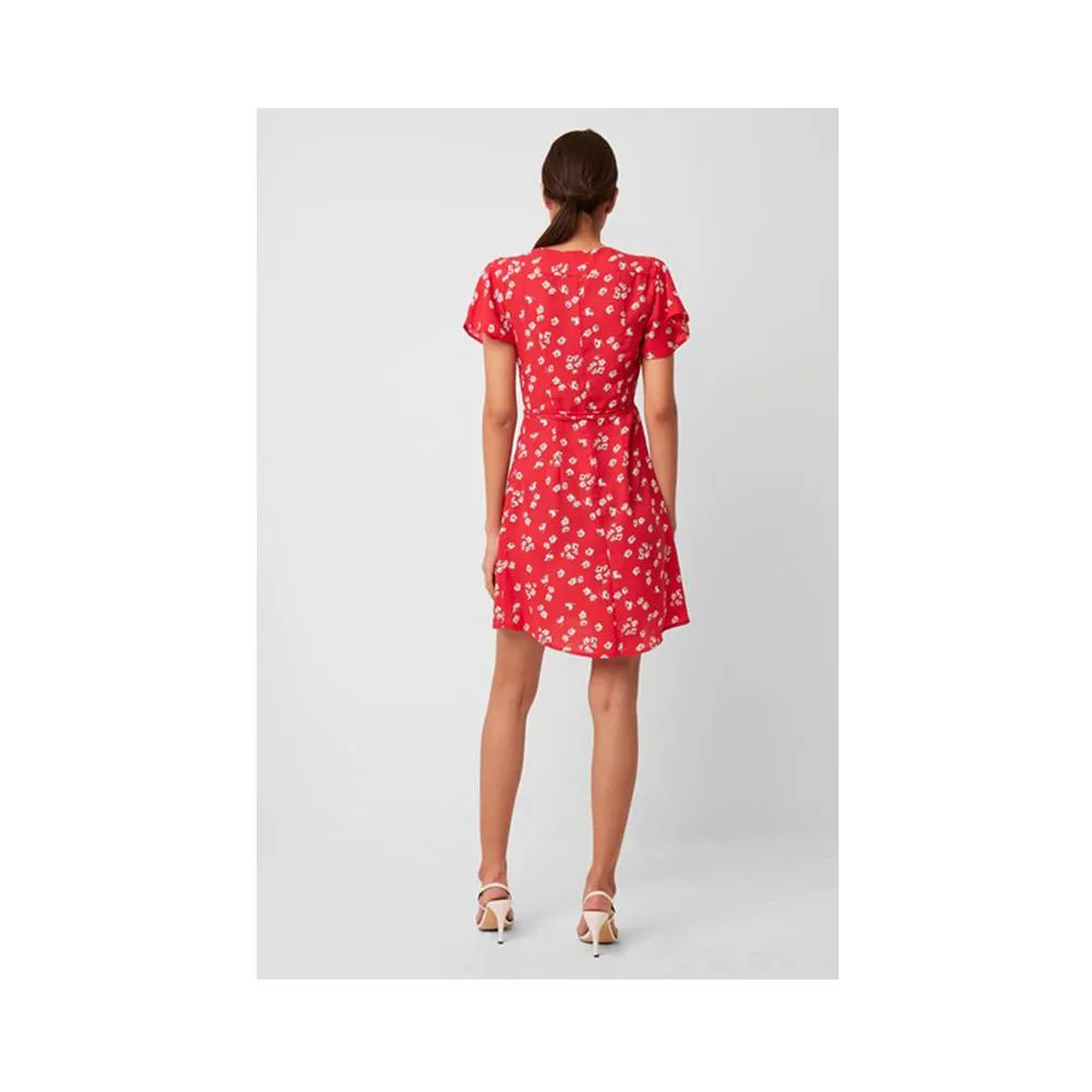 French Connection Verona Crepe Floral Dress Azalea Multi 71NSF