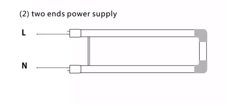 G13 U-Lamp 2ft 18w CLEAR LENS
