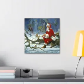GADGETS WRAP Canvas Gallery Wrap Framed for Home Office Studio Living Room Decoration (10x10inch) - A Christmas Story