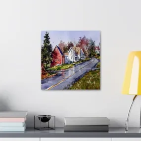 GADGETS WRAP Canvas Gallery Wrap Framed for Home Office Studio Living Room Decoration (10x10inch) - After The Rain