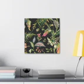 GADGETS WRAP Canvas Gallery Wrap Framed for Home Office Studio Living Room Decoration (10x10inch) - Ashford Tropical