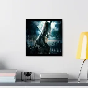 GADGETS WRAP Canvas Gallery Wrap Framed for Home Office Studio Living Room Decoration (10x10inch) - Batman Arkham