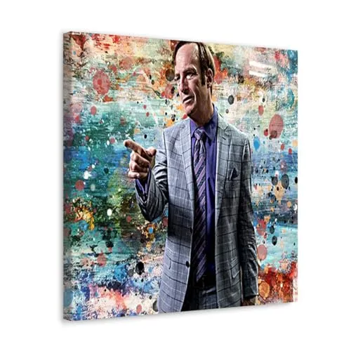 GADGETS WRAP Canvas Gallery Wrap Framed for Home Office Studio Living Room Decoration (10x10inch) - Better Call Saul