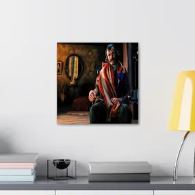 GADGETS WRAP Canvas Gallery Wrap Framed for Home Office Studio Living Room Decoration (10x10inch) - Bill The Butcher