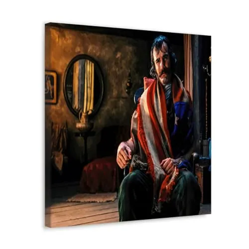 GADGETS WRAP Canvas Gallery Wrap Framed for Home Office Studio Living Room Decoration (10x10inch) - Bill The Butcher