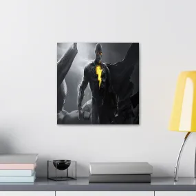 GADGETS WRAP Canvas Gallery Wrap Framed for Home Office Studio Living Room Decoration (10x10inch) - Black Adam 2021 Movie