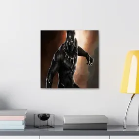 GADGETS WRAP Canvas Gallery Wrap Framed for Home Office Studio Living Room Decoration (10x10inch) - Black Panther Awaken