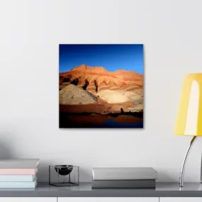 GADGETS WRAP Canvas Gallery Wrap Framed for Home Office Studio Living Room Decoration (10x10inch) - Danxia Landform