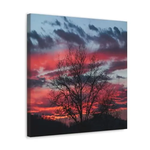 GADGETS WRAP Canvas Gallery Wrap Framed for Home Office Studio Living Room Decoration (10x10inch) - Dead Tree (2)