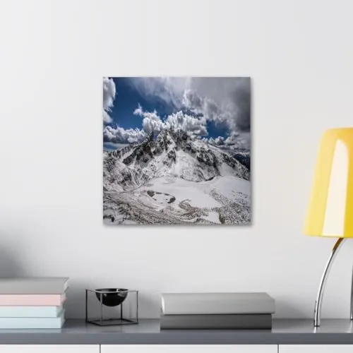 GADGETS WRAP Canvas Gallery Wrap Framed for Home Office Studio Living Room Decoration (10x10inch) - Dolomites Mountains Italy Stunning Landscape
