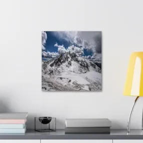 GADGETS WRAP Canvas Gallery Wrap Framed for Home Office Studio Living Room Decoration (10x10inch) - Dolomites Mountains Italy Stunning Landscape