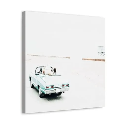 GADGETS WRAP Canvas Gallery Wrap Framed for Home Office Studio Living Room Decoration (10x10inch) - Farewell To Malibu