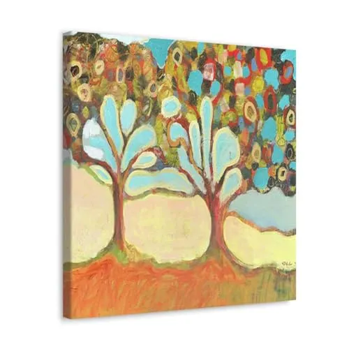 GADGETS WRAP Canvas Gallery Wrap Framed for Home Office Studio Living Room Decoration (10x10inch) - Finding Strength Together