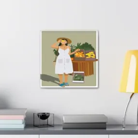 GADGETS WRAP Canvas Gallery Wrap Framed for Home Office Studio Living Room Decoration (10x10inch) - Flying High