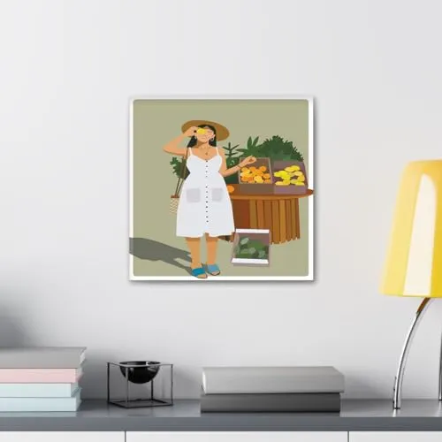 GADGETS WRAP Canvas Gallery Wrap Framed for Home Office Studio Living Room Decoration (10x10inch) - Flying High