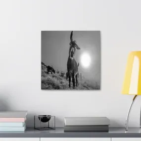 GADGETS WRAP Canvas Gallery Wrap Framed for Home Office Studio Living Room Decoration (10x10inch) - Friend