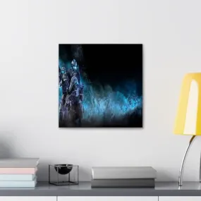GADGETS WRAP Canvas Gallery Wrap Framed for Home Office Studio Living Room Decoration (10x10inch) - Ghost Recon Wallpaper 2