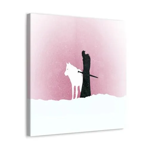 GADGETS WRAP Canvas Gallery Wrap Framed for Home Office Studio Living Room Decoration (10x10inch) - Ghost