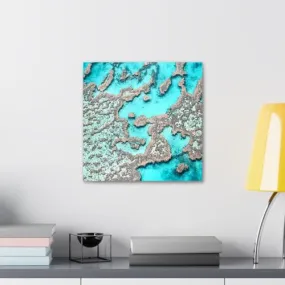 GADGETS WRAP Canvas Gallery Wrap Framed for Home Office Studio Living Room Decoration (10x10inch) - Great Barrier Reef I