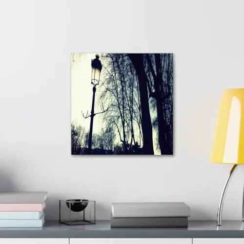 GADGETS WRAP Canvas Gallery Wrap Framed for Home Office Studio Living Room Decoration (10x10inch) - Light In The Dark