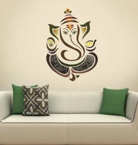 GADGETS WRAP 'Modern Elegant Ganesha God' Wall Sticker