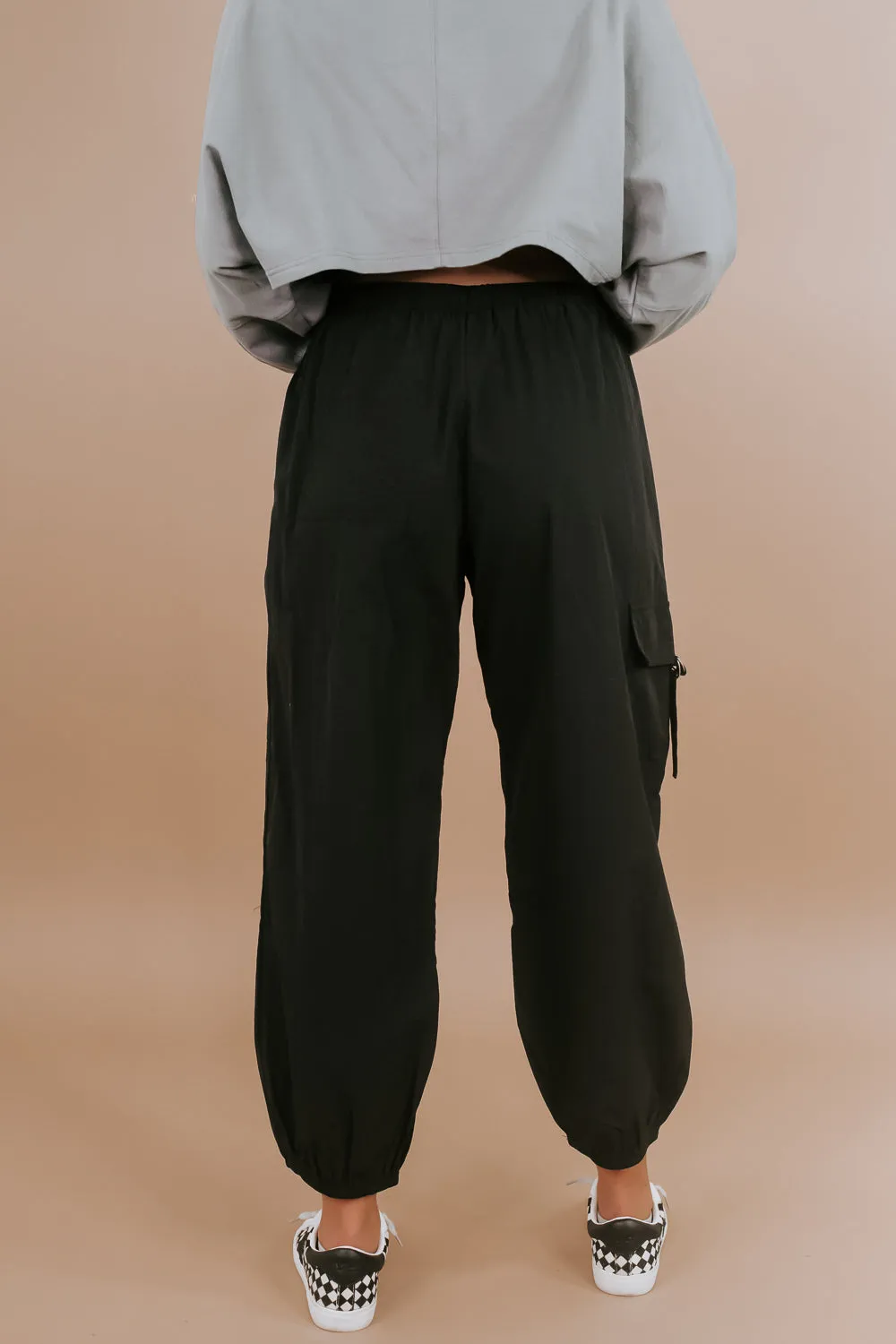 Get Going Cargo Pants, Black