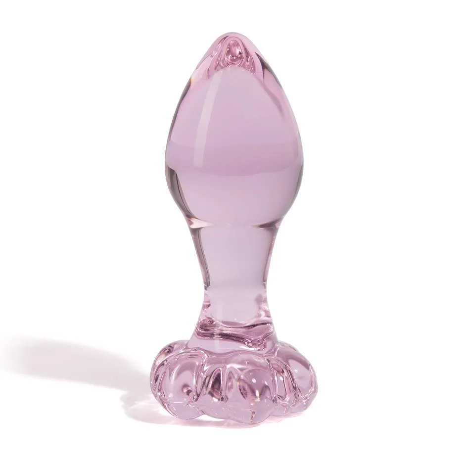 Graduated Glass Anal Plug - Great For Temperature Play!
