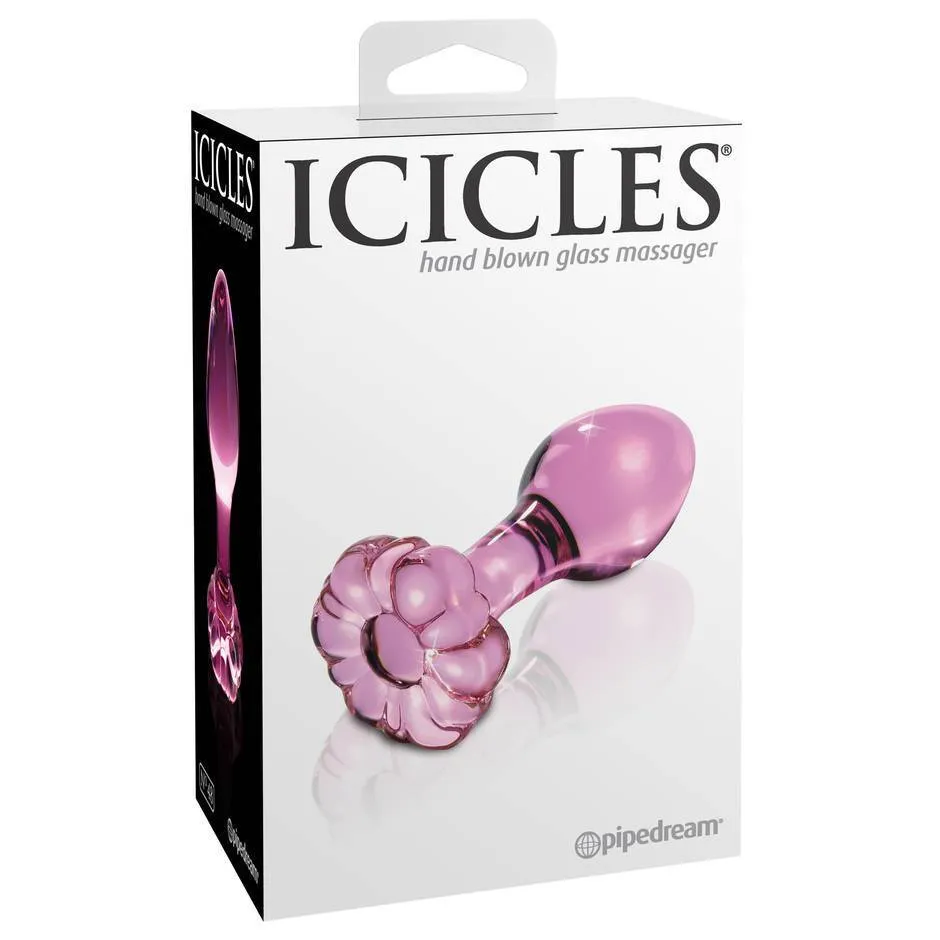 Graduated Glass Anal Plug - Great For Temperature Play!