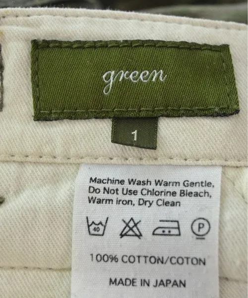 green Cargo pants