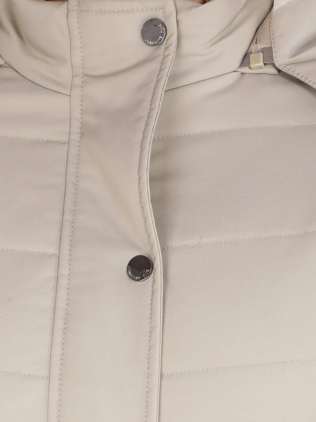Grey Quilted Jacket