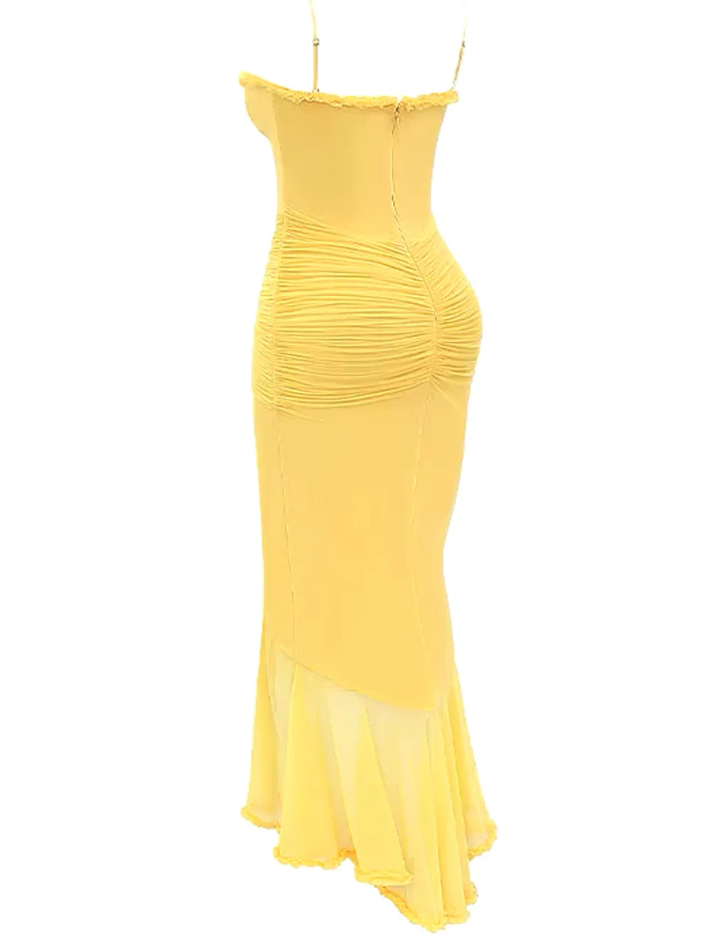 HELERE Ruffled Maxi Dress