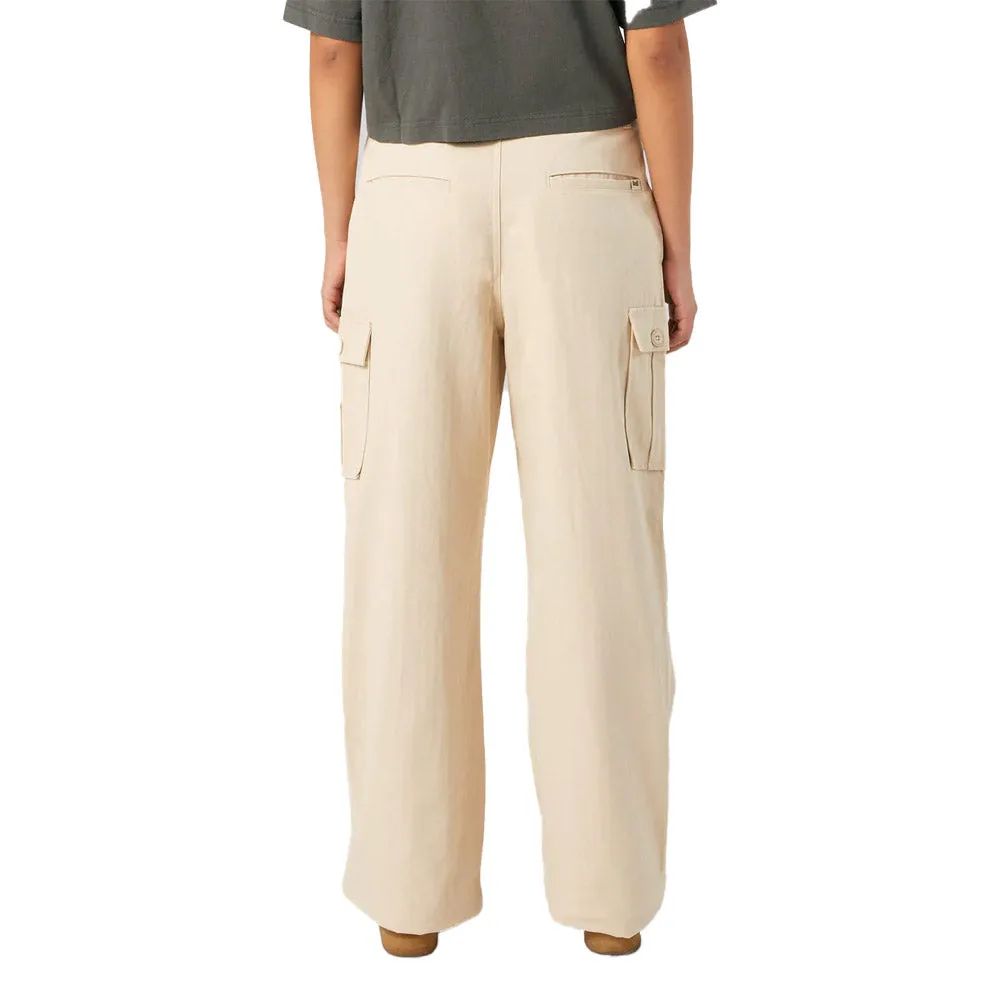 Huf - Double Knee Womens Cargo Pants Stone