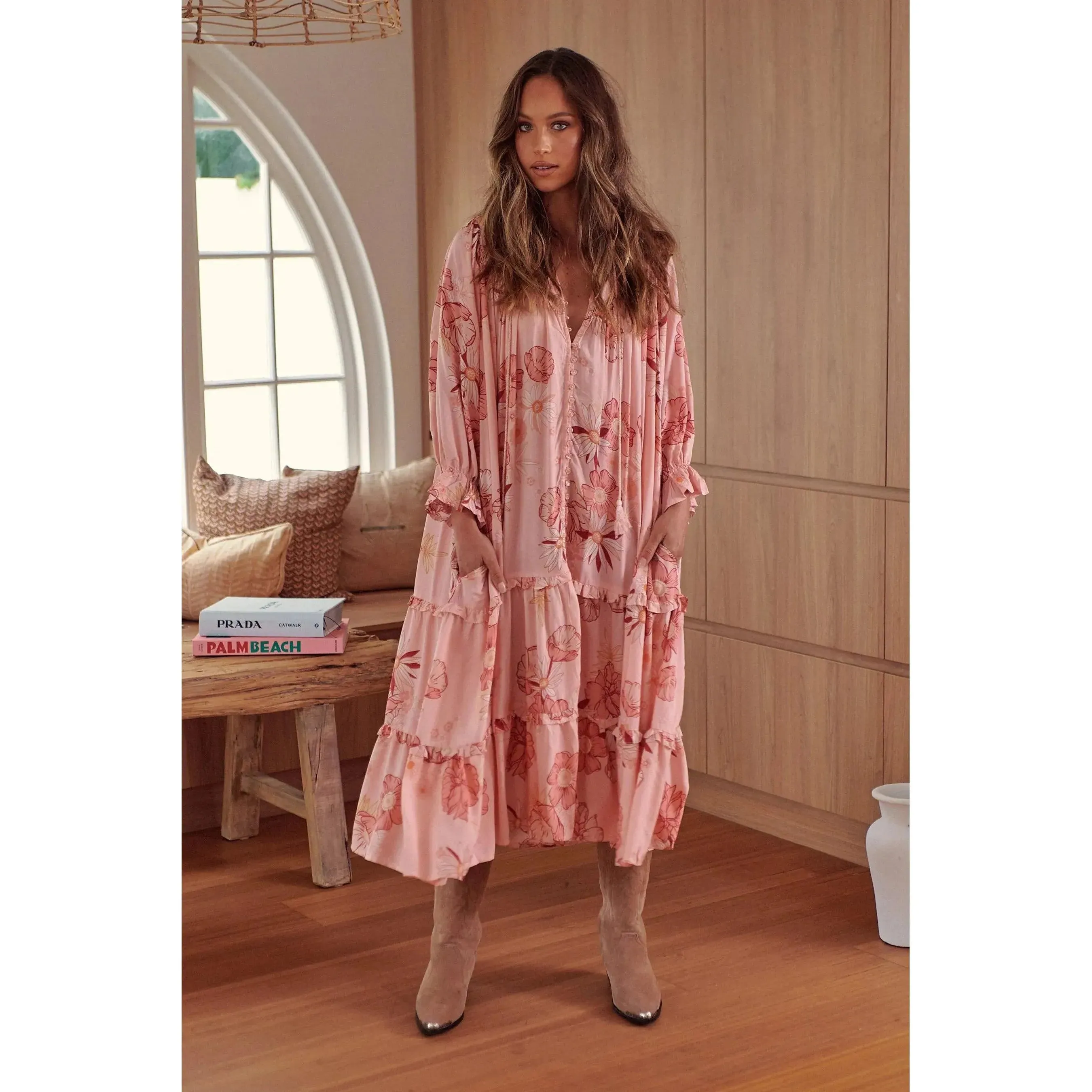 JAASE Beliss Print Briana Midi Dress