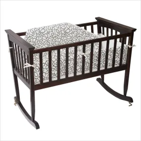 Jolly Jumper Cradle Set in Cream and Black Swirl