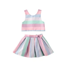 Kara Pleated Skirt Set