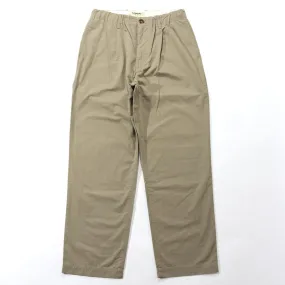 Khaki Cotton Travel Chino Pants