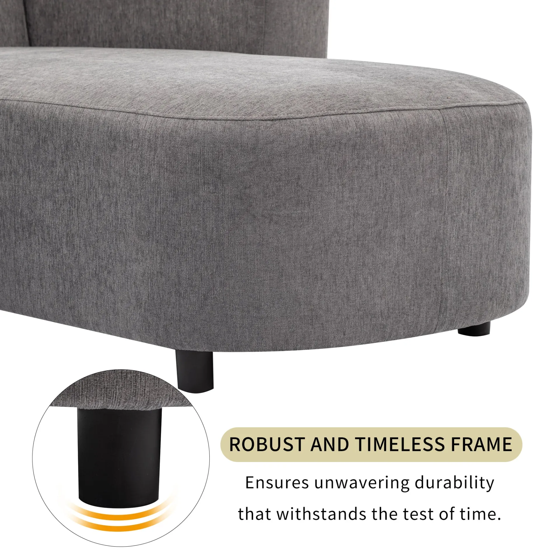 La Idyllique | Luxury Modern Style Living Room Upholstery Sofa