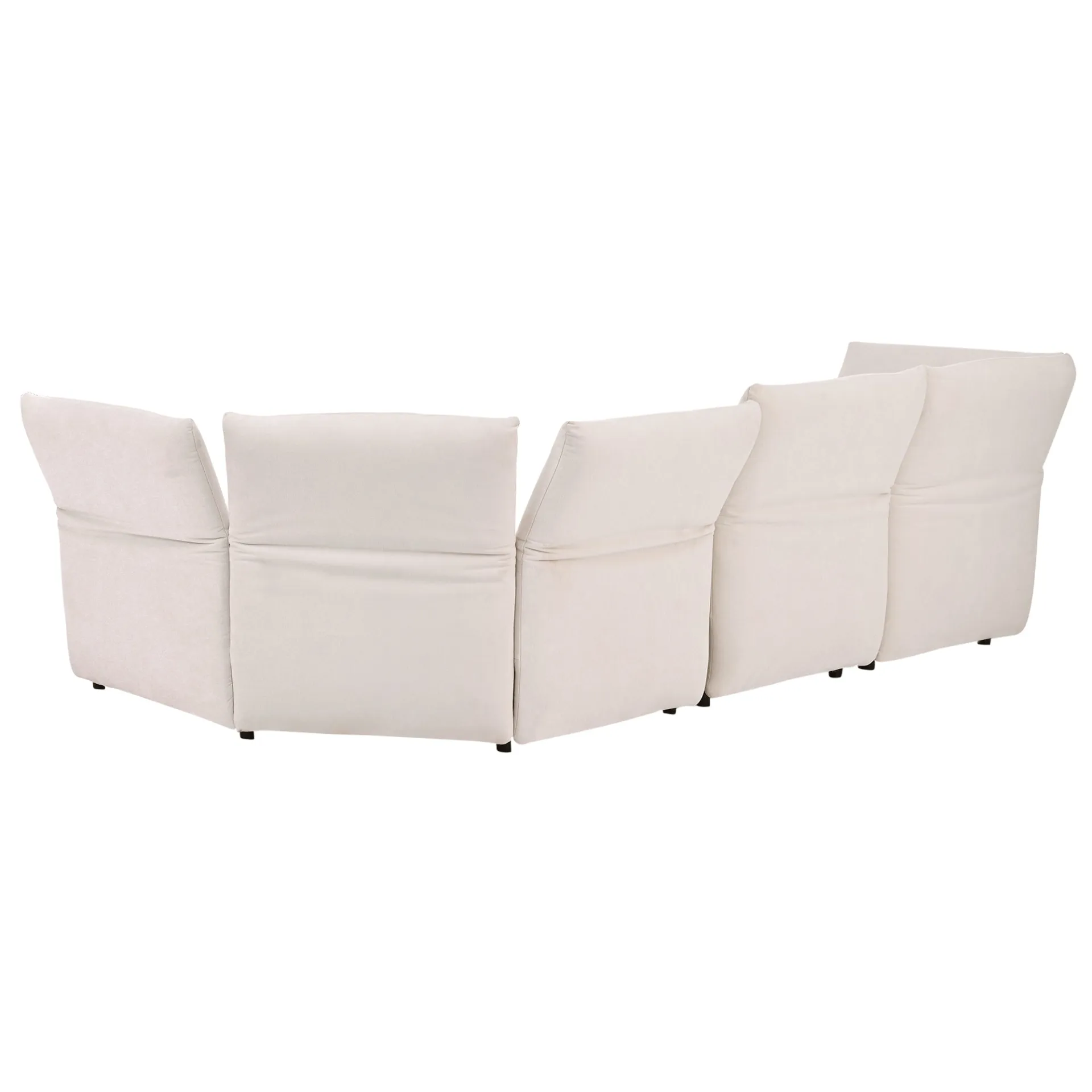 La Toulon | Modern Italian Sofa Set with Upholstery Adjustable Back with Free Combination
