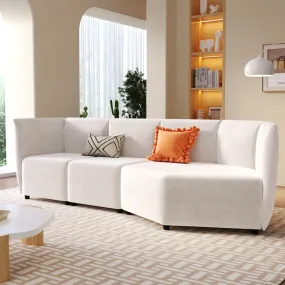 La Toulon | Modern Italian Sofa Set with Upholstery Adjustable Back with Free Combination