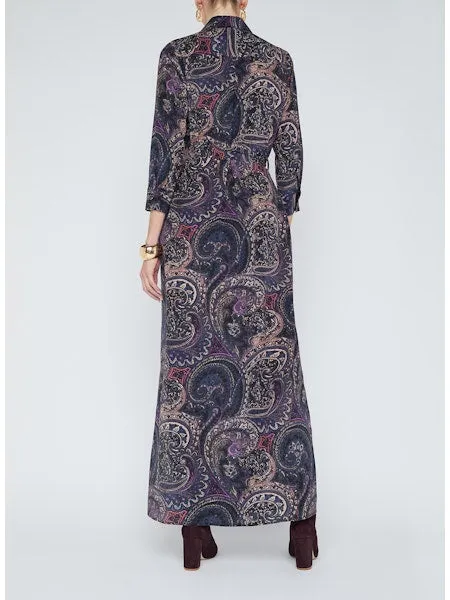 La60466 Paisley Long Shirtdress