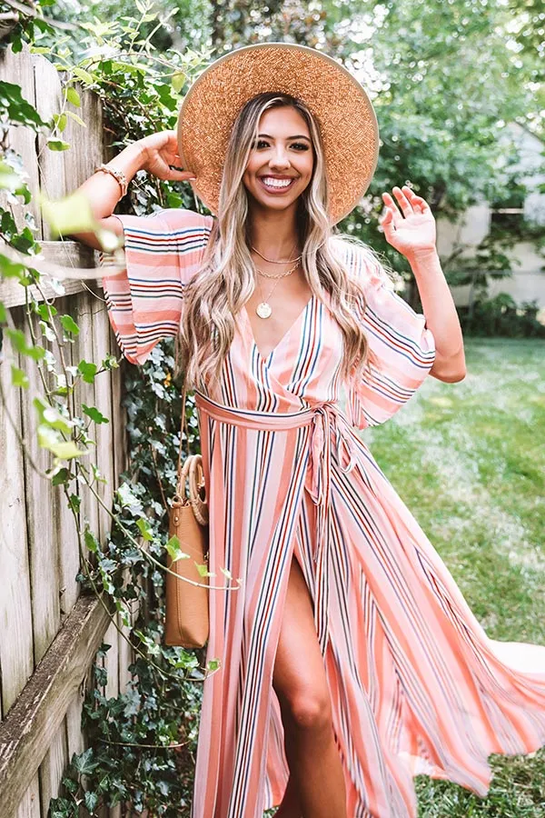 Lane To Paradise Wrap Maxi