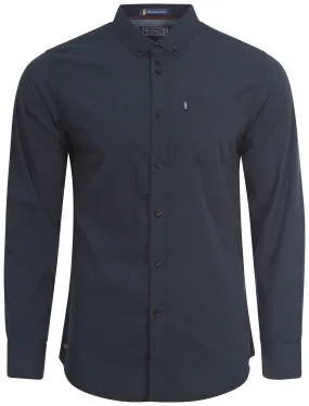 Le Shark Dolton cotton shirt in green