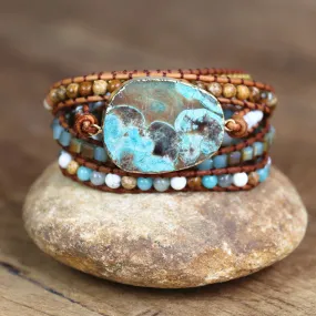 Legend Ocean Jasper Rosy Bracelet