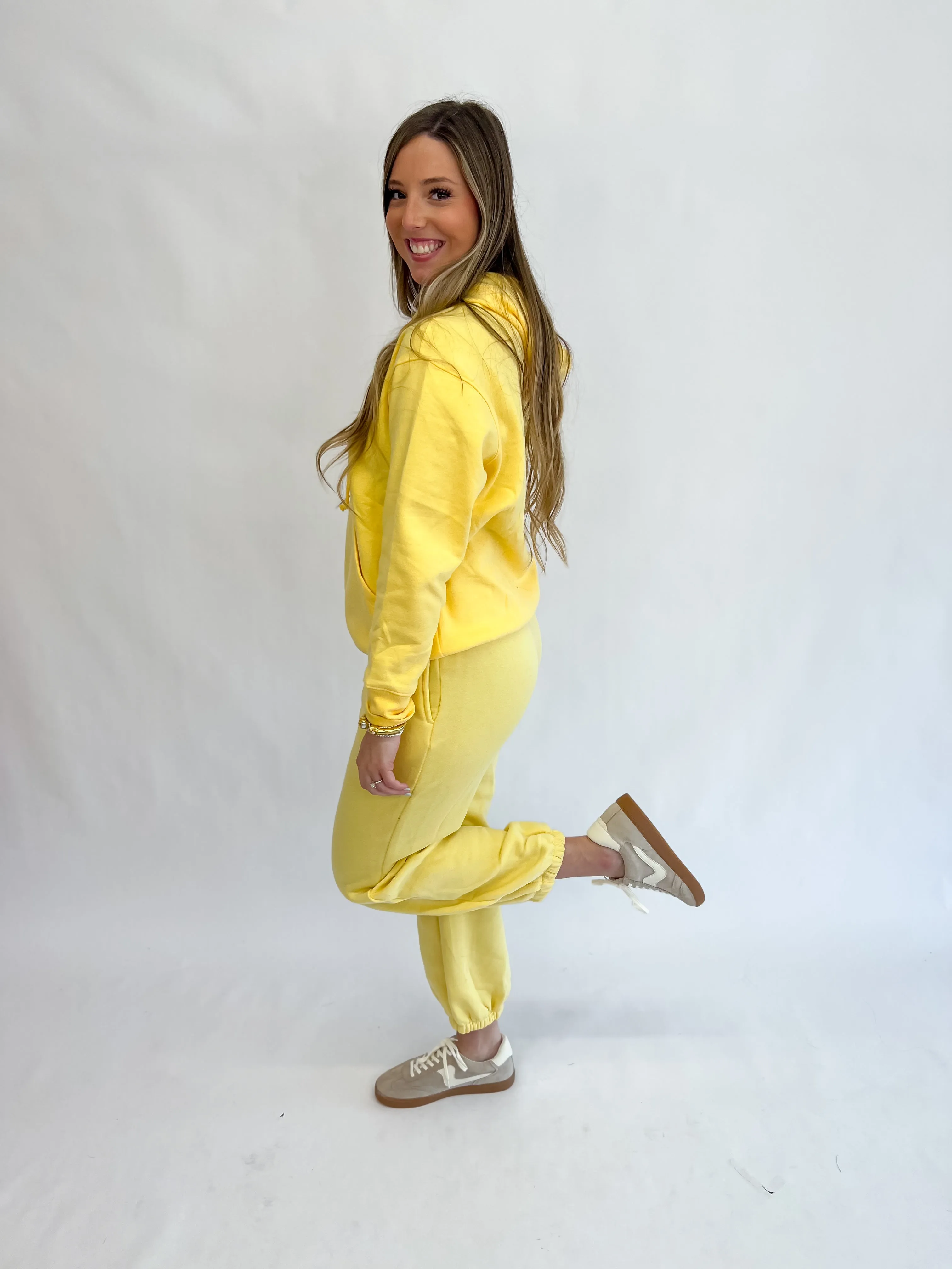 Lemon Drop Cozy Jogger Pants