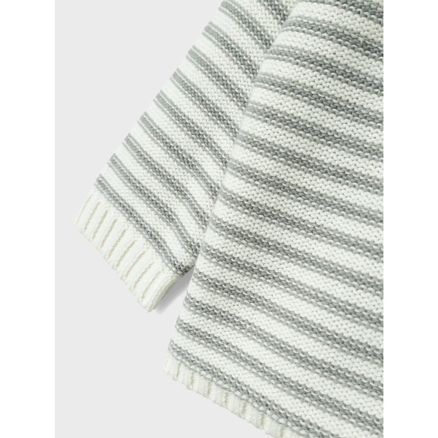 Lil'Atelier Coconut Milk Nbmkadin Ls Wrap Knit Lil