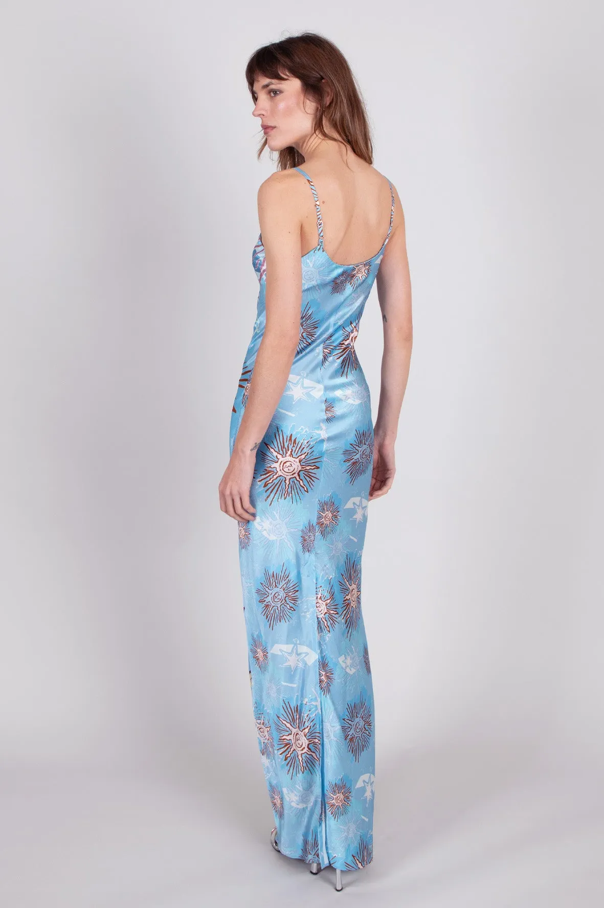 Maxi Slip Dress / "Over The Hills"