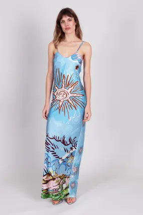 Maxi Slip Dress / "Over The Hills"